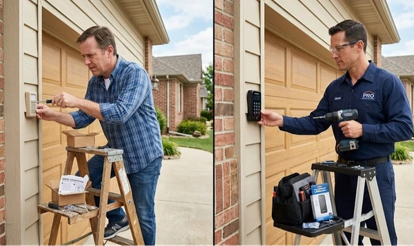 Garage Door Keypad Replacement Cost: DIY vs Professional Install