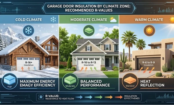 What R-Value Garage Door Do I Need? Insulation Guide by Climate Zone