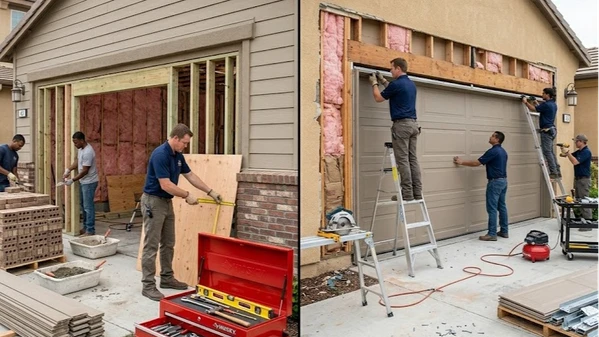 Cost to Convert a Garage Door to a Wall (or Wall to Garage Door)