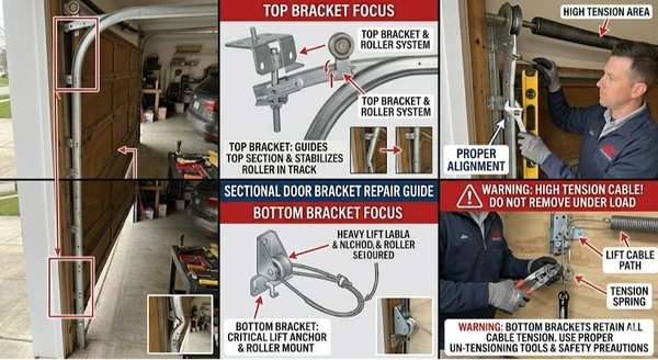 Garage Door Bracket Repair: Top and Bottom Brackets Explained