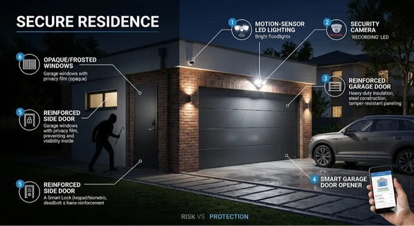 Is Your Garage Door a Security Risk? 7 Ways to Burglar-Proof It