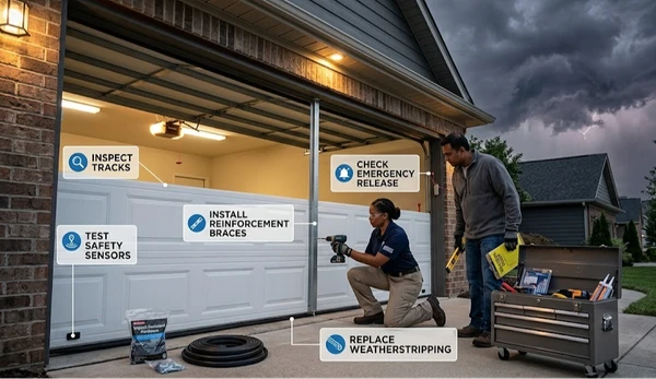 Preparing Your Garage Door for Storm Season: A Complete Guide