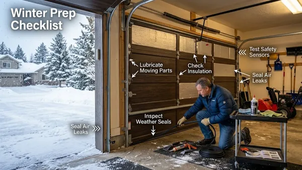 How to Winterize Your Garage Door: Cold Weather Prep Checklist