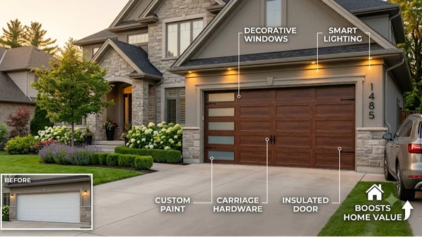 Best Garage Door Upgrades That Add Curb Appeal