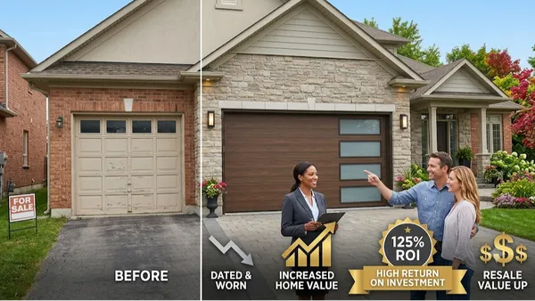 Does a New Garage Door Increase Home Value? ROI Data for 2026