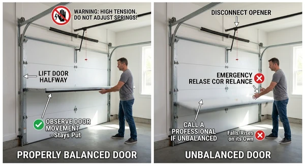 How to Test If Your Garage Door Springs Are Balanced